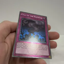 Yugioh-Call of the Haunted-Platinum Rare-Limited Edition-NKRT EN032 (NM) - Image 3