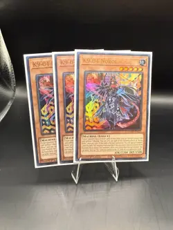 K9-04 Noroi x3 PLAYSET - DOOD-EN025 Ultra Rare NM 1st Edition Yugioh - Image 1
