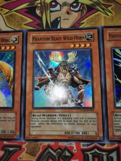 Phantom Beast Pegasus/Cross-Wing/Horn gx02-en001/2/3 (NM+) Super Rare Yu-Gi-Oh! - Image 3