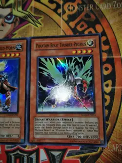 Phantom Beast Pegasus/Cross-Wing/Horn gx02-en001/2/3 (NM+) Super Rare Yu-Gi-Oh! - Image 4