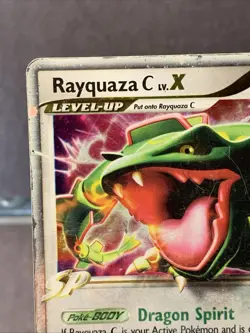 Pokemon TCG Rayquaza C LV.X #DP47 Diamond and Pearl Promos Holo Rare MP/HP 2009 - Image 2