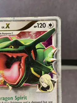 Pokemon TCG Rayquaza C LV.X #DP47 Diamond and Pearl Promos Holo Rare MP/HP 2009 - Image 3