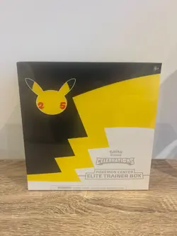 Pokemon 25th Celebrations Elite Trainer Box Pokemon Center ETB Sealed 820650809866 - Image 1