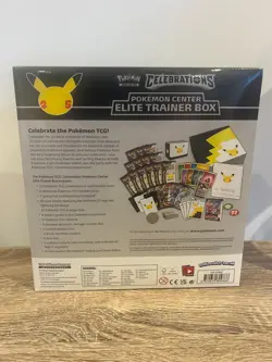 Pokemon 25th Celebrations Elite Trainer Box Pokemon Center ETB Sealed 820650809866 - Image 2