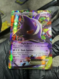 Pokemon Gengar EX TCG Holo Rare Card XY Phantom Forces 34/119 - Image 1