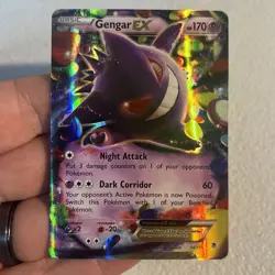 Gengar EX - 34/119 - Pokemon Phantom Forces XY Ultra Rare Card Holo Foil Banger - Image 1