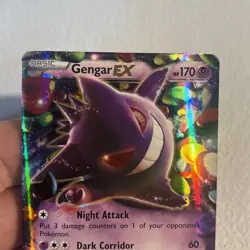 Gengar EX - 34/119 - Pokemon Phantom Forces XY Ultra Rare Card Holo Foil Banger - Image 2