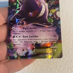 Gengar EX - 34/119 - Pokemon Phantom Forces XY Ultra Rare Card Holo Foil Banger - Image 3
