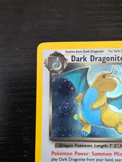 Dark Dragonite 5/82 SWIRL Holo Team Rocket Pokemon TCG LP Lightly Played English - Image 3