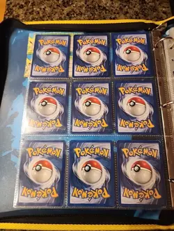 Pokemon Collection Binder Vintage Lot of Cards Holos Rares WoTC E-Reader Etc - Image 2