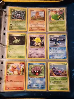 Pokemon Collection Binder Vintage Lot of Cards Holos Rares WoTC Shadowless Etc - Image 4