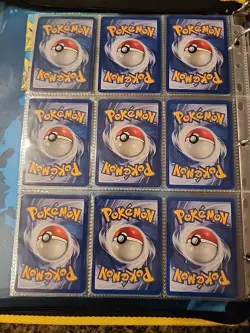 Pokemon Collection Binder Vintage Lot of Cards Holos Rares WoTC Shadowless Etc - Image 5