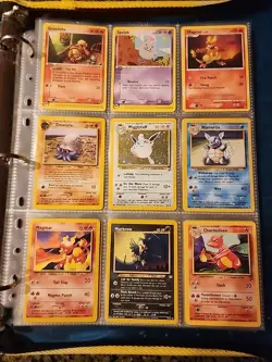 Pokemon Collection Binder Vintage Lot of Cards Holos Rares WoTC E-Reader Etc - Image 1