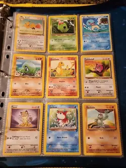 Pokemon Collection Binder Vintage Lot of Cards Holos Rares WoTC E-Reader Etc - Image 4