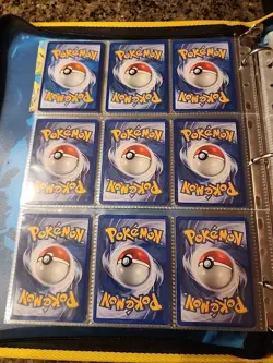 Pokemon Collection Binder Vintage Lot of Cards Holos Rares WoTC E-Reader Etc - Image 5