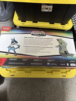 PRISMATIC EVOLUTIONS Lucario EX and Tyranitar EX Premium Collection Sam’s Club - Image 2