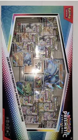 Pokemon Prismatic Lucario ex Tyranitar ex Premium Collection Sams Club, In Hand! - Image 1