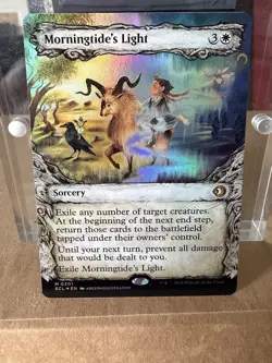 MTG Morningtide’s Light Showcase Foil Mythic NM Lorwyn Eclipsed - Image 1