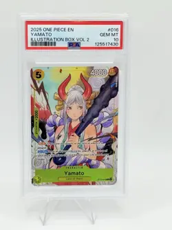 PSA 10 YAMATO ST13-016 2025 One Piece Promos Illustration Box VOL 2 #016 - Image 1