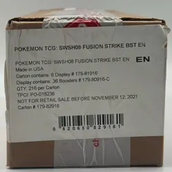 Pokemon TCG SWSH08 Sword & Shield Fusion Strike English Booster Box Case SEALED - Image 1