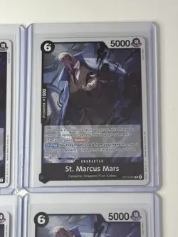 St. Marcus Mars OP13-091 Carrying On His Will 4 Foil Card Play Set Lot One Piece - Image 3
