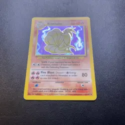 Ninetales Holo Base Set Unlimited Rare Pokemon TCG Card 12/102 - Image 4