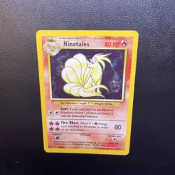Ninetales Holo Base Set Unlimited Rare Pokemon TCG Card 12/102 - Image 5