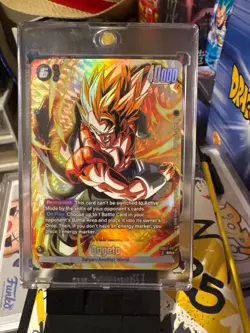 Dragon Ball Z SR SS Gogeta Trading Card w/Hardcase - Image 1