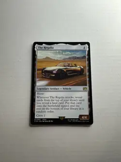 The Regalia NM Final Fantasy Magic The Gathering Mtg Near Mint Artifact Vehicle - Image 1