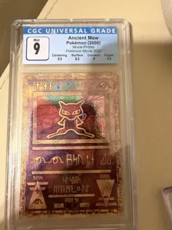 Ancient Mew - Movie Promo - CGC Mint 9 - Pokemon Movie 2000 - Pokemon TCG - Image 1