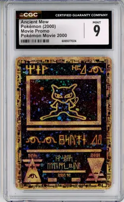 CGC MINT 9 Pokemon Trading Card Game Ancient Mew - Pokemon Movie 2000 Promo - Image 1