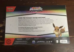 Pokemon TCG Prismatic Evolutions Accessory Pouch Special Collection Box Sealed - Image 2