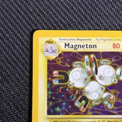 Pokemon Magneton 11/62 Fossil Holo Rare Wizards of the Coast 1999 Card - Image 3