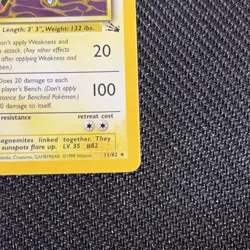 Pokemon Magneton 11/62 Fossil Holo Rare Wizards of the Coast 1999 Card - Image 5