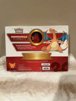 Pokemon 20th Anniversary Charizard EX Red and Blue Collection Box Box Has Flaws - Image 3
