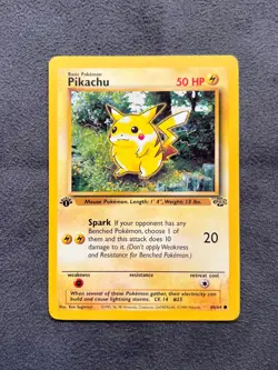 Pikachu 60/64 - Jungle - 1st Edition - Pokemon TCG - Image 1