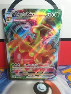 Pokemon TCG Flapple VMAX Sword & Shield - Battle Styles 019/163 Holo Ultra Rare - Image 1