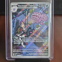 Pokemon Team Rocket's Weezing 199/182 Sv10 Destined Rivals Full Art Holo 130 HP - Image 1
