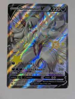 Grimmsnarl V SV116/SV122 Shining Fates Ultra Rare Holo Pokemon TCG Card NM - Image 1