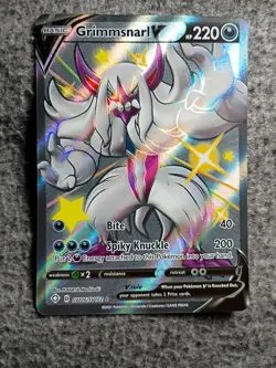 Grimmsnarl V SV116/SV122 Shining Fates Ultra Rare Holo Pokemon TCG Card NM - Image 1