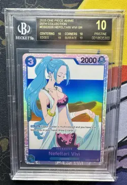 BGS Black Label 10 Nefeltari Vivi SR EB02-026 One Piece 2025 POP 3!! - Image 1