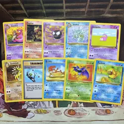 Pokemon TCG Vintage Lot 10 Cards Base Set 1999-2000 Vintage WOTC - Image 1