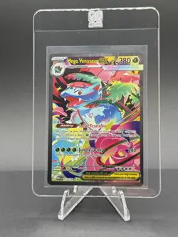 💎 Pokemon Mega Venusaur ex 177/132 Me01: Mega Evolution Holo NM - Image 3