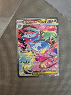 Pokemon Mega Venusaur EX Holo Card 177/132 Me01: Mega Evolution - Image 1