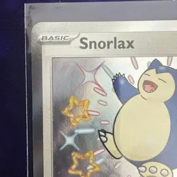 SNORLAX 202/091 Pokemon TCG SV Scarlet and Violet: Paldean Fates Shiny Rare NM - Image 2