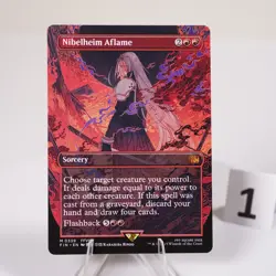 Nibelheim Aflame Borderless 339 Regular FIN Final Fantasy MTG NM See Video - Image 3