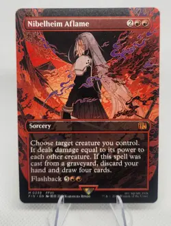Nibelheim Aflame (Borderless) Final Fantasy Regular - Image 1