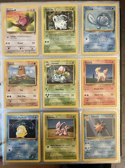 Pokemon Card Collection Lot 9 Cards (Vintage WOTC (1999-2000) LP - Image 1