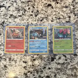 Pokemon GO Charizard, Blastoise, Venusaur Holo Cards Lot English - TCG 2022 - Image 1