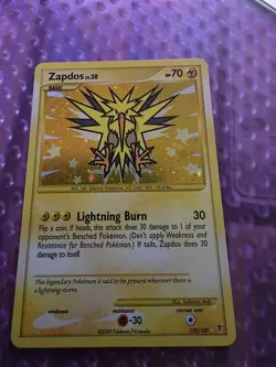 Pokemon TCG Zapdos Holo Secret Rare Card 150/147 LP-NM - Image 1